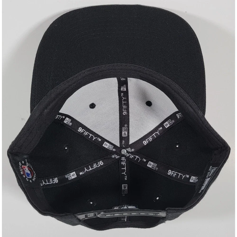 Los Angeles Dodgers Blackout New Era Adjustable Snapback Hat MLB Baseball Cap - Picture 5 of 7